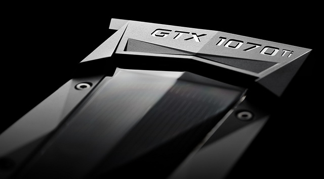 Grafická karta Nvidia GeForce GTX 1070 Ti.
