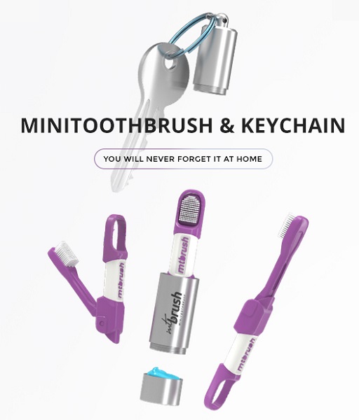 Cestovná zubná kefka mtBrush Minitoothbrush.