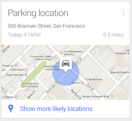 Parkovanie s Google