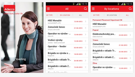 Vďaka Adecco vám príde pracovná ponuka priamo do mobilu
