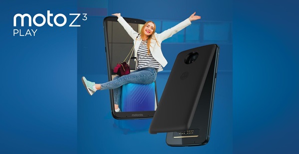 Smartfón Motorola Moto Z3 Play.