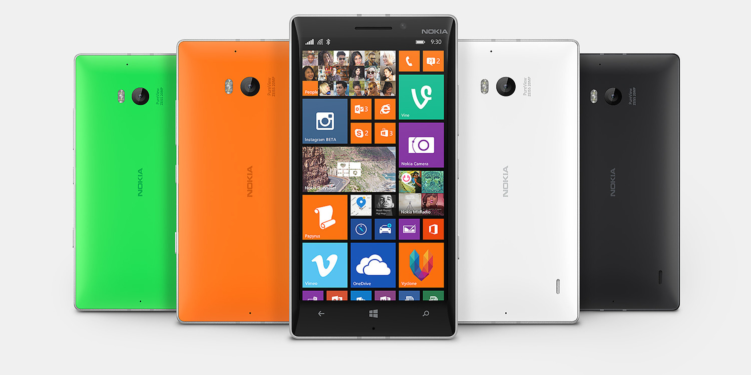 Farebné variácie Nokie Lumia 930