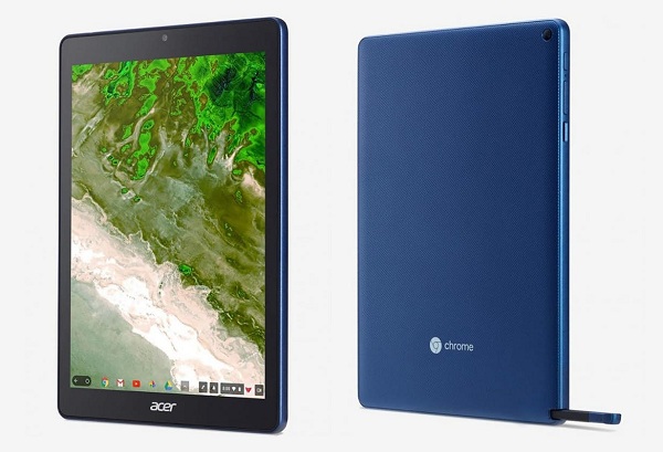 Spoločnosť Acer predstavila tablet Chromebook Tab 10, prvý tablet s operačným systémom Google Chrome.