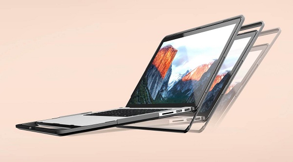 Lift and Go slúži nielen ako ochranné puzdro, ale umožní aj pohodlné nastavenie výšky klávesnice pri práci s MacBookom