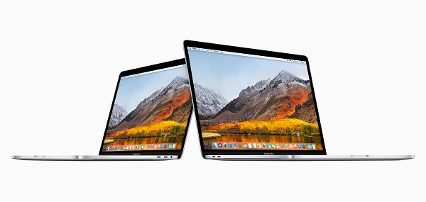 Aktualizovaný notebook Apple MacBook Pro pre rok 2018.