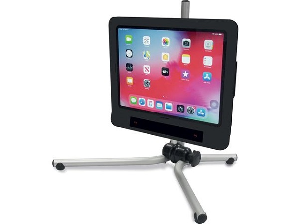Systém Skyle pre bezdotykové ovládanie tabletu iPad Pro pomocou sledovania očí.