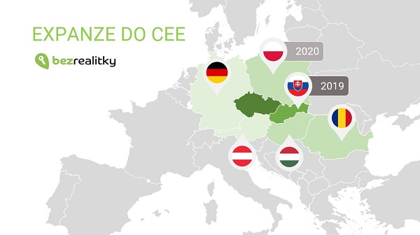 V Česku majú Bezrealitky zhruba pätinový podiel na celom realitnom trhu. Na Slovensku sa chcú dostať na rovnakú úroveň do 3 rokov.