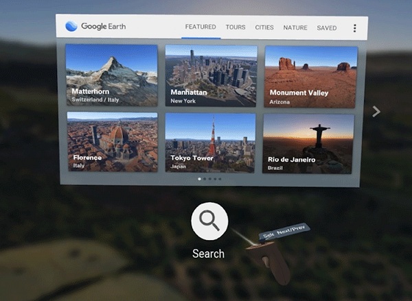 Aplikácia Google Earth VR je k dispozícii už aj pre headsety Oculus Rift