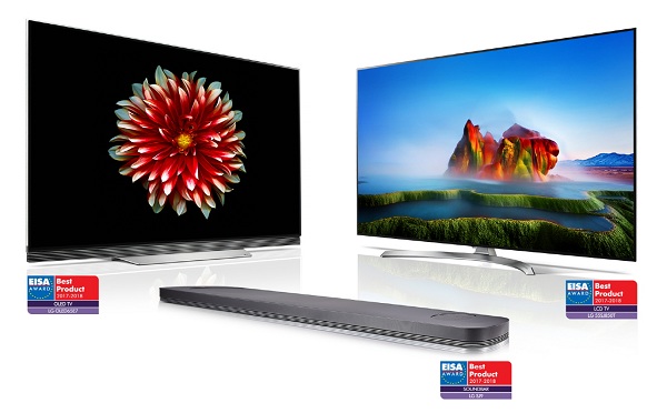 OLED televízor LG (model OLED65E7) bol asociáciou EISA vyhlásený najlepším OLED televízorom a zaznamenal tak šieste víťazstvo v rade.