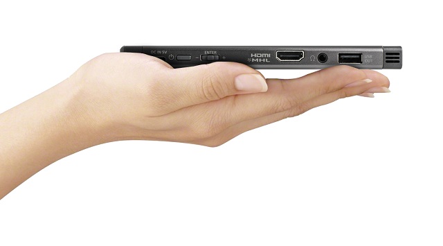 Piko projektor Sony MP-CL1A je vybavený Bluetooth pripojením a technológiou automatického laserového ostrenia obrazu