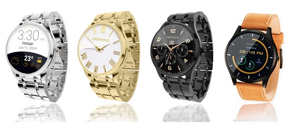 Inteligentné hodinky Cronovo budú dostupné vo viacerých dizajnových vyhotoveniach
