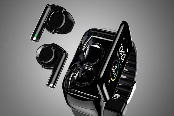 Inteligentné hodinky s úplne bezdrôtovými slúchadlami do uší Wristbuds.
