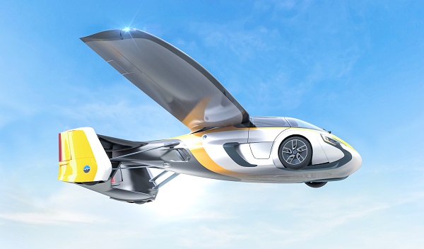 Elektrické hybridné vozidlo AeroMobil 4.0 STOL (krátky vzlet a pristátie).