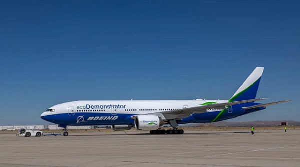 Šiesta iterácia systému ecoDemonstrator od spoločnosti Boeing má podobu modifikovaného modelu lietadla 777 Freighter.