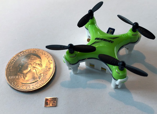 Výskumníci z MIT vytvorili novú verziu navigačného čipu Navion s rozmermi len 20 štvorcových milimetrov, čo môže prispieť k ešte väčšej miniaturizácii dronov.