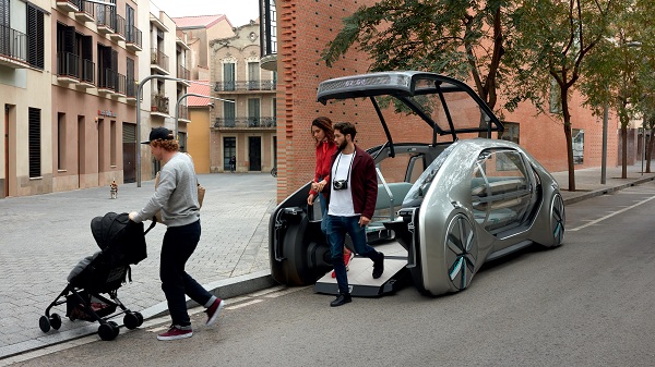 Spoločnosť Renault predstavila svoju koncepciu elektrických autonómnych vozidiel EZ-GO, ktoré sú navrhnuté pre zdieľanú jazdu verejnými alebo súkromnými službami.