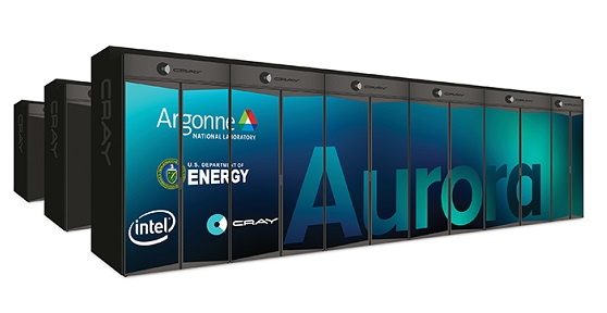 Exascale superpočítač Intel Aurora.