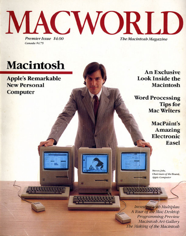 Macintosh a jeho otec Steve Jobs